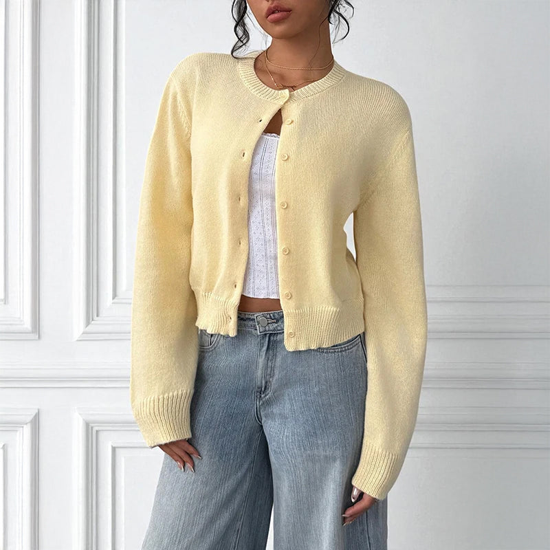 Eden קרדיגן סרוג קלאסי