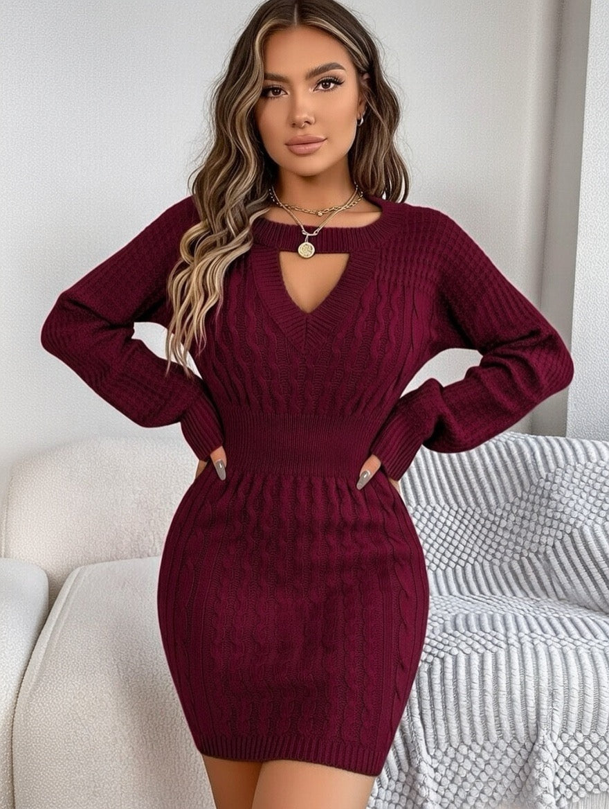 שמלת סריג-דגם אוראל