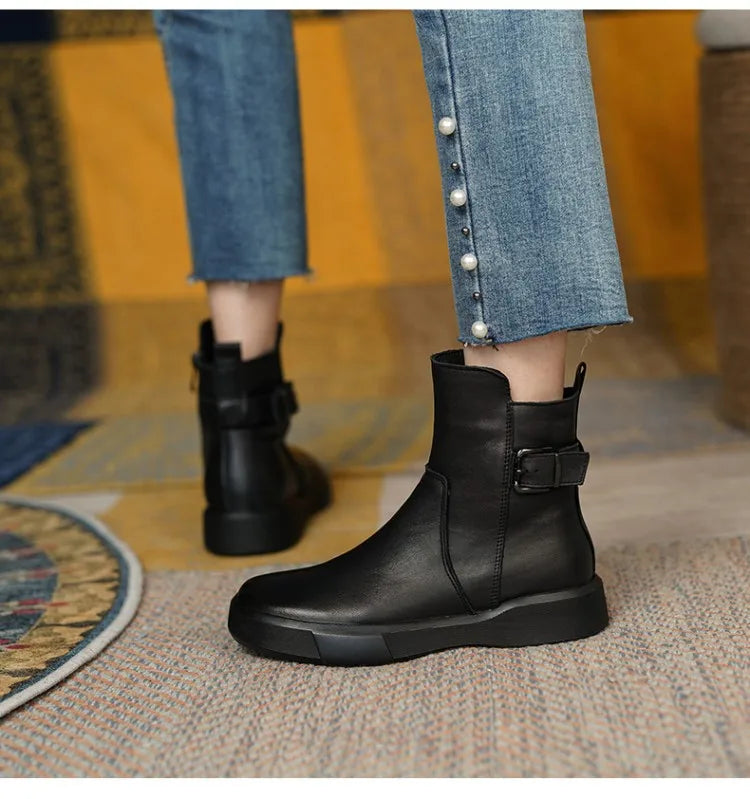 Bruce מגפי צ'לסי עם אבזם