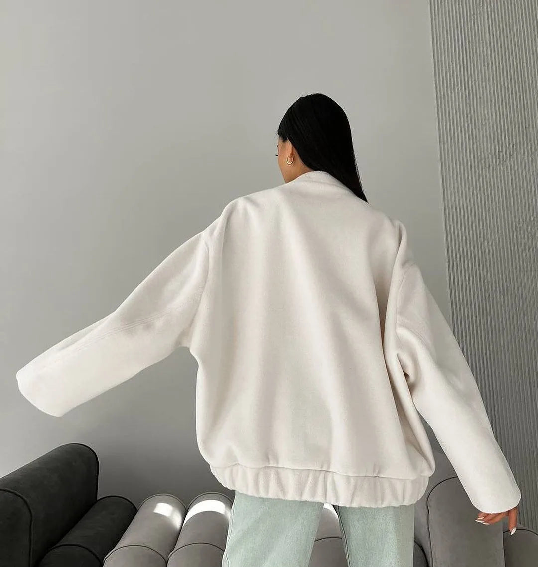 Crane מעיל אוברסייז עם כיסים