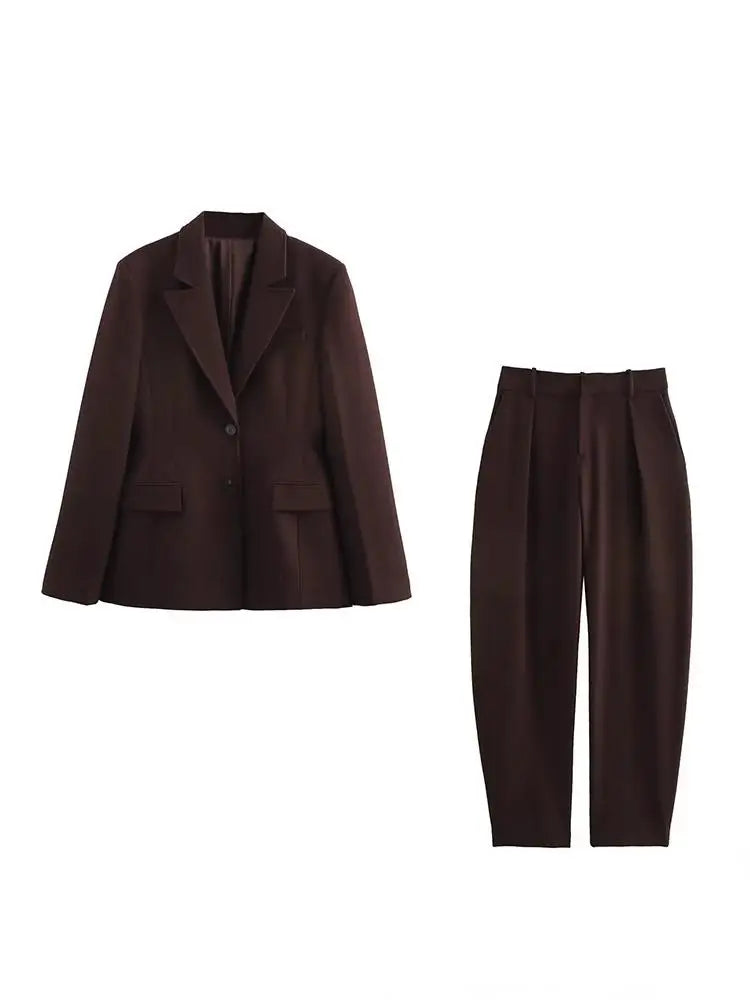 סט בלייזר ארוך